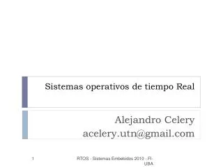 sistemas operativos de tiempo real