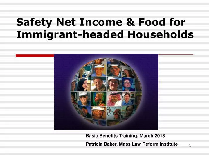 safety net income food for immigrant headed households