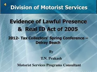 division of motorist services