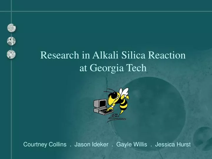 research in alkali silica reaction at georgia tech