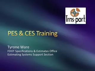 PES &amp; CES Training