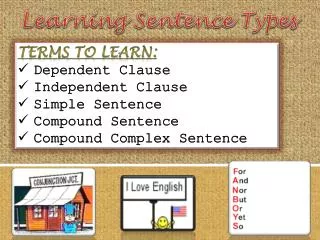 Learning Sentence Types