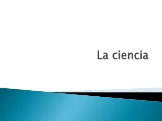la ciencia