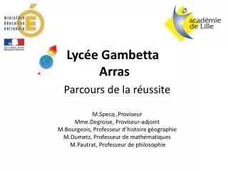 lyc e gambetta arras