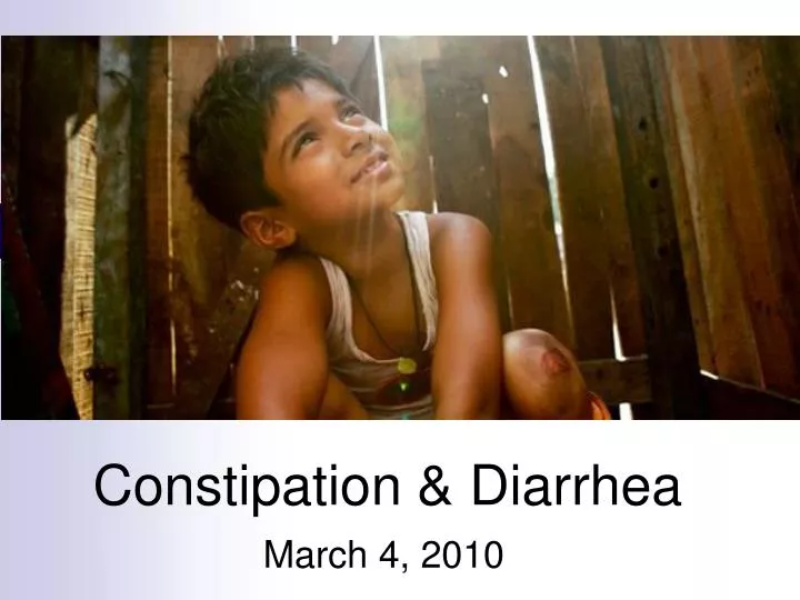 constipation diarrhea