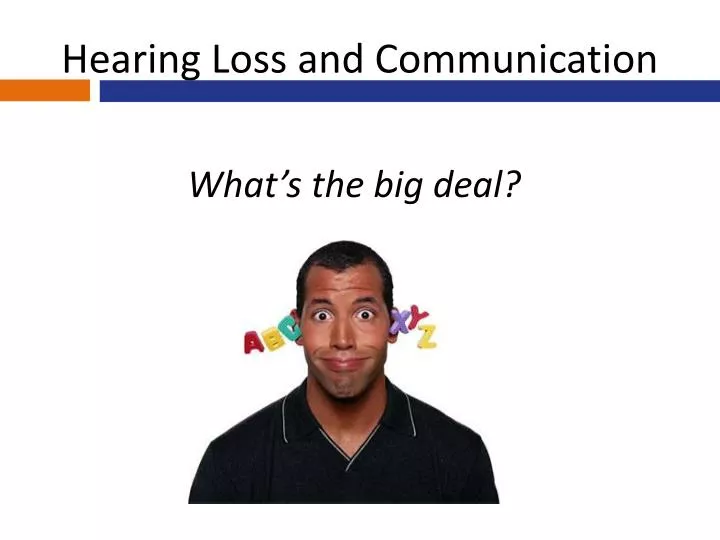 hearing loss and communication