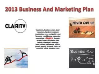 2013 Busines s And Marketing Plan