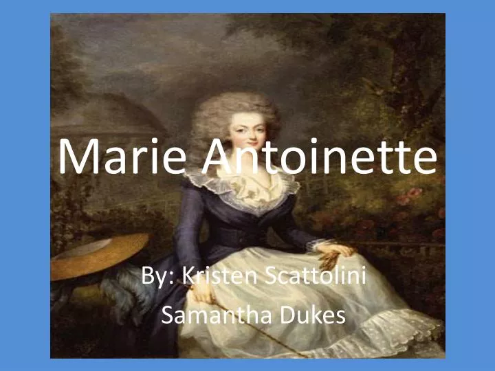 marie antoinette