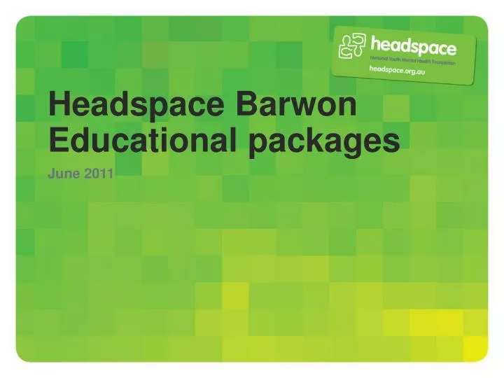 headspace barwon educational packages