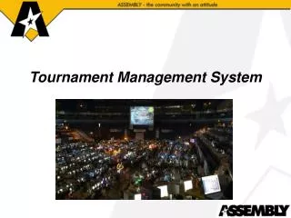 Tournament Management System