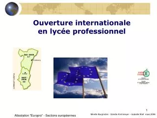 ouverture internationale en lyc e professionnel