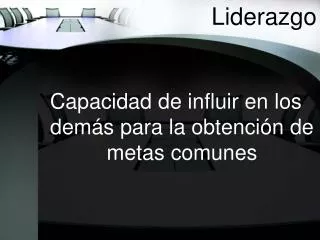 liderazgo