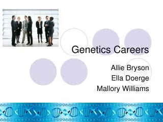 Genetics Careers