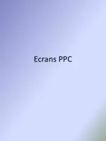 Ecrans PPC - slide 1