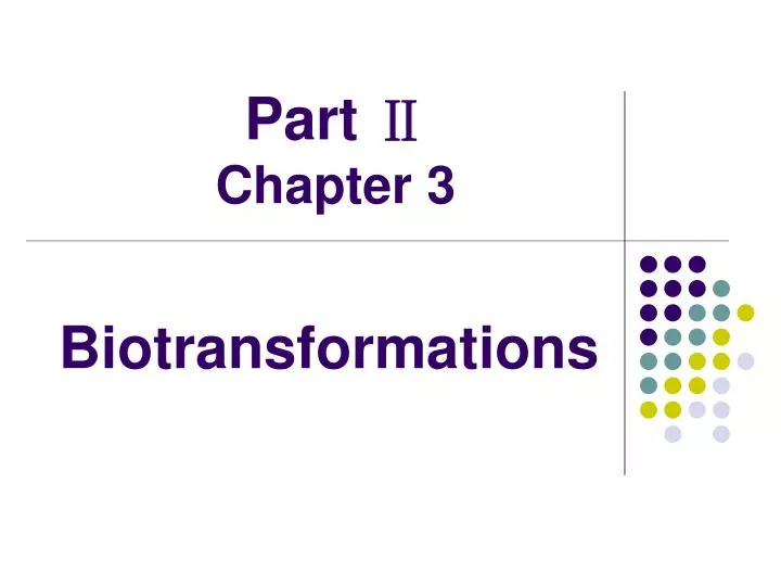 biotransformations