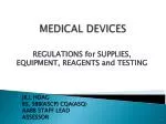 MEDICAL DEVICES - slide 1