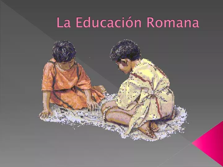la educaci n romana