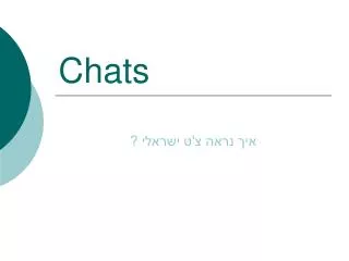 chats