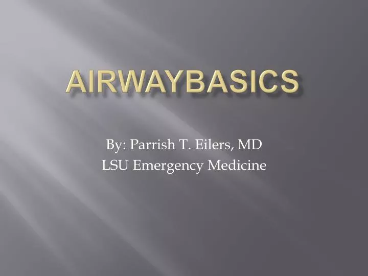 airwaybasics