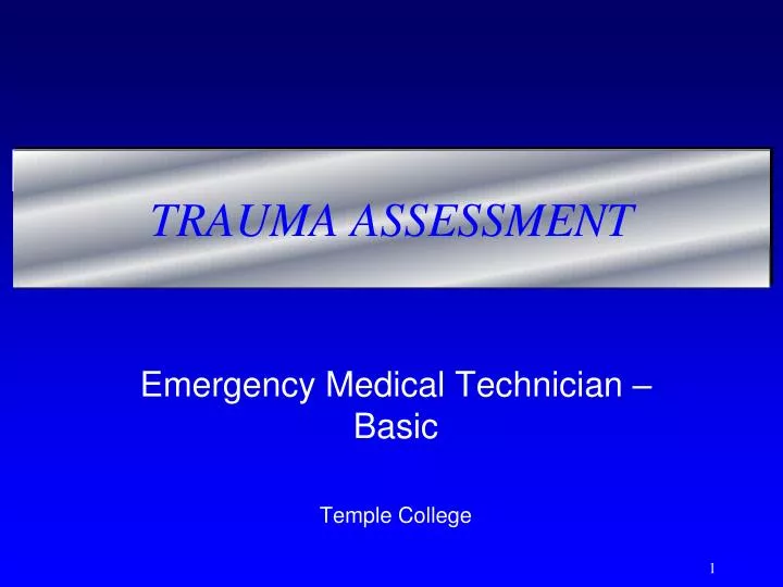 trauma assessment