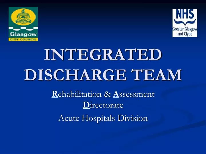 integrated discharge team