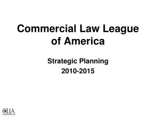 Commercial Law League of America