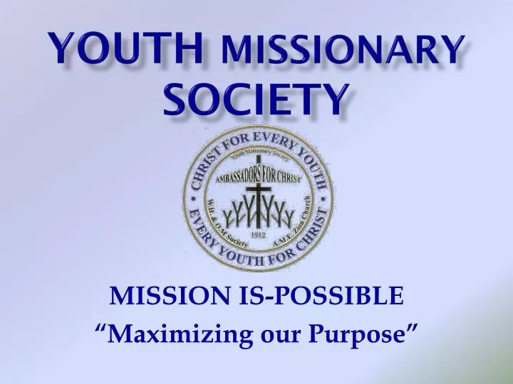 youth missionary society