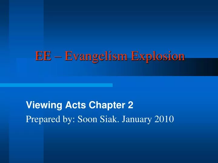 ee evangelism explosion