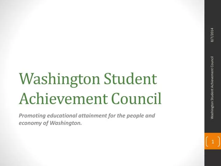washington student achievement council