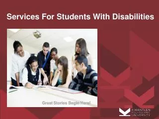 Services For Students With Disabilities