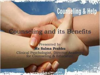 Counseling and its Benefits
