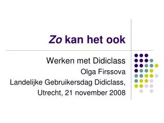 zo kan het ook
