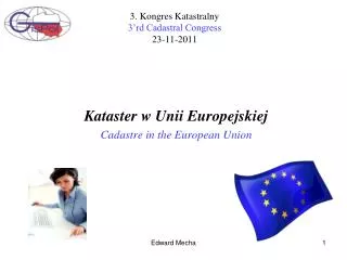 3 kongres katastralny 3 rd cadastral congress 23 11 2011