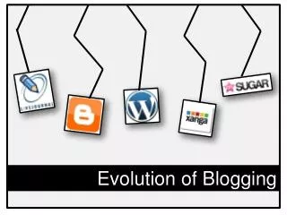 Evolution of Blogging
