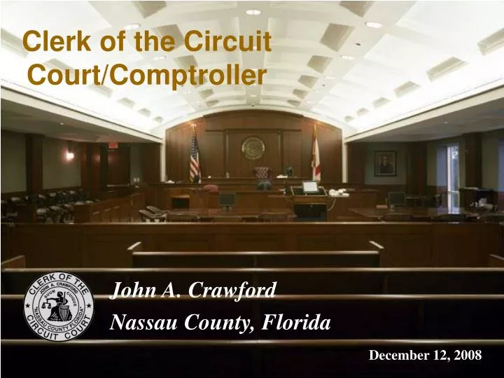 clerk of the circuit court comptroller