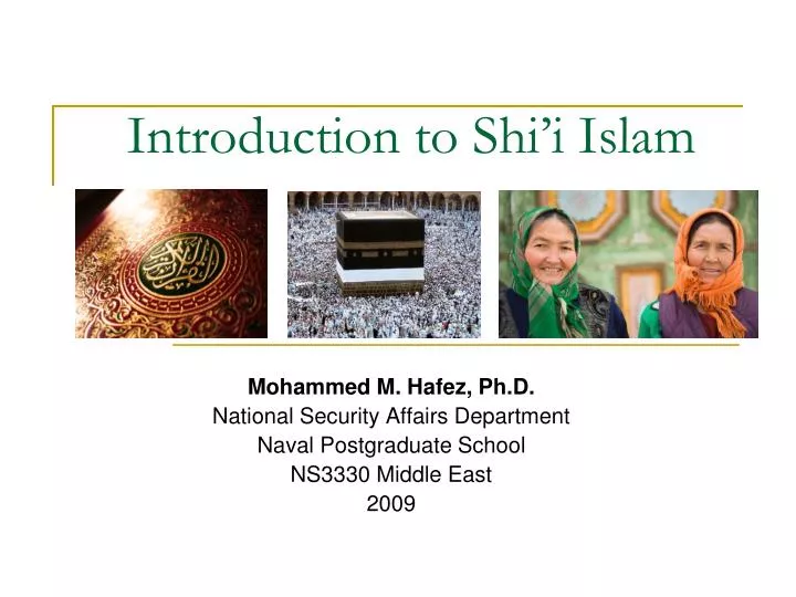 introduction to shi i islam