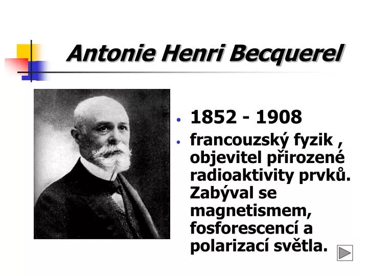 antonie henri becquerel