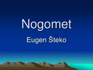 nogomet