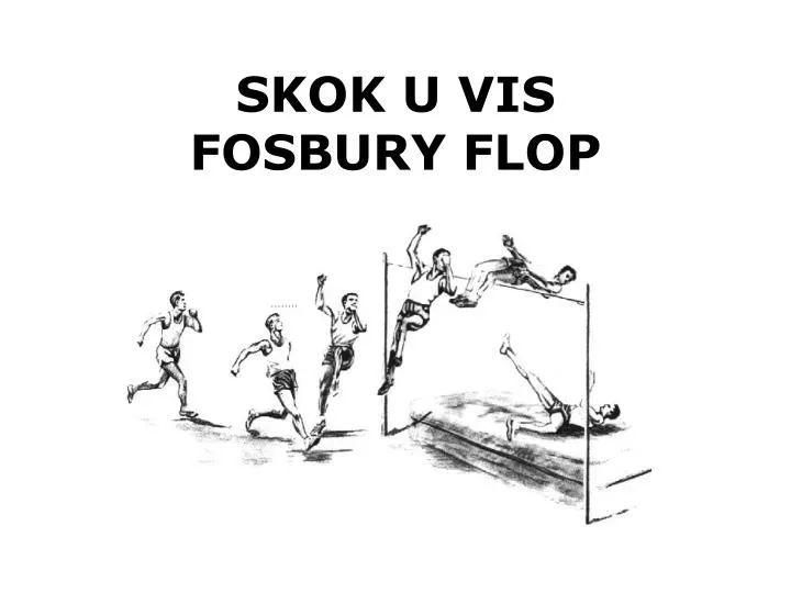 skok u vis fosbury flop