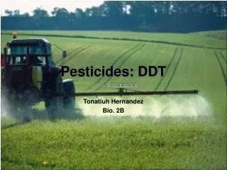 Pesticides: DDT