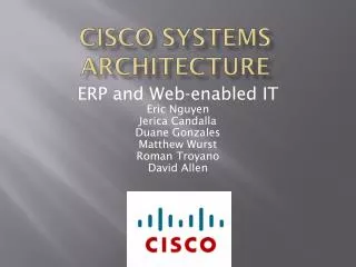 Cisco Systems Architecture