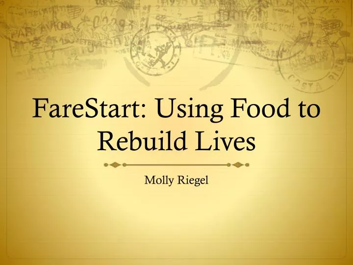 farestart using food to rebuild lives