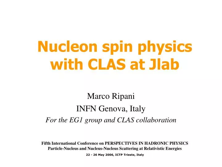 nucleon spin physics with clas at jlab