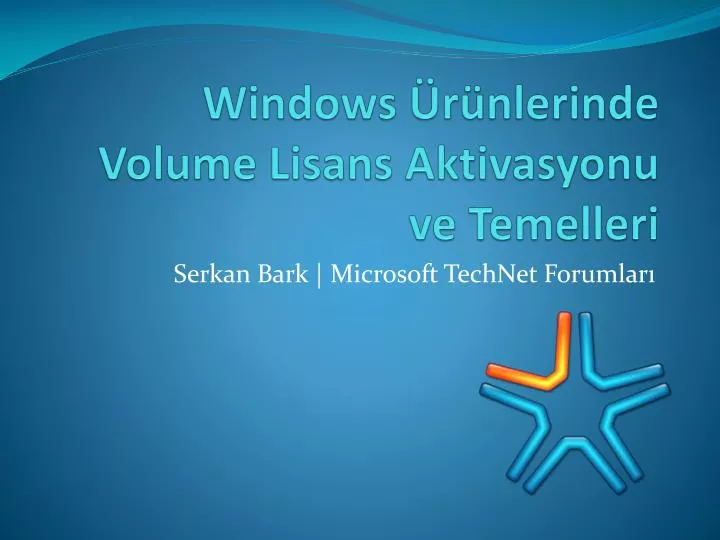 windows r nlerinde volume lisans aktivasyonu ve temelleri
