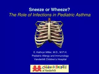Sneeze or Wheeze? The Role of Infections in Pediatric Asthma