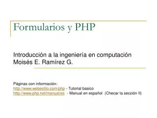 formularios y php
