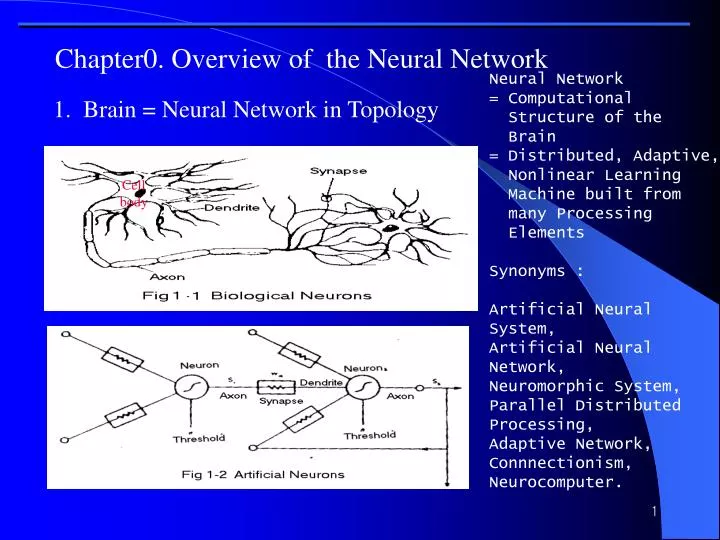 chapter0 overview of the neural network