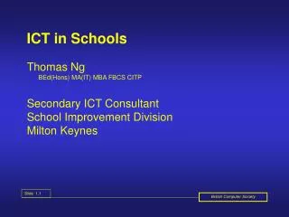 ICT in Schools