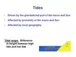 Tides - slide 1