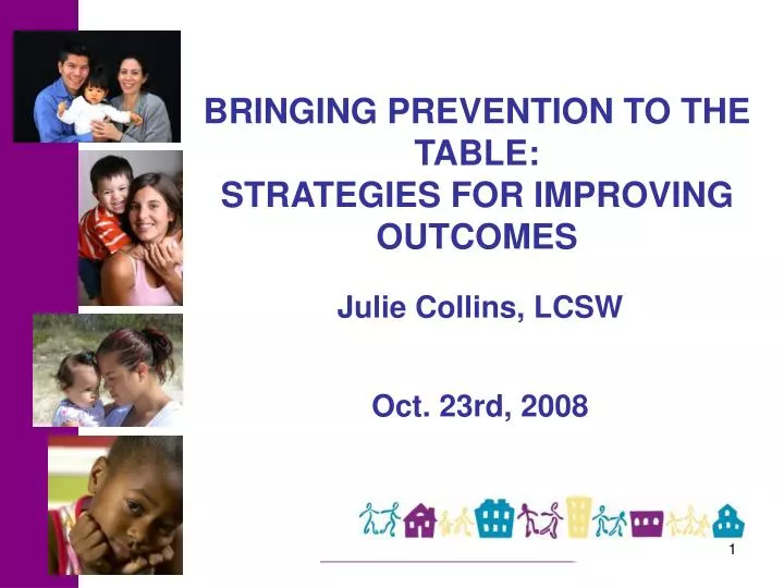 bringing prevention to the table strategies for improving outcomes